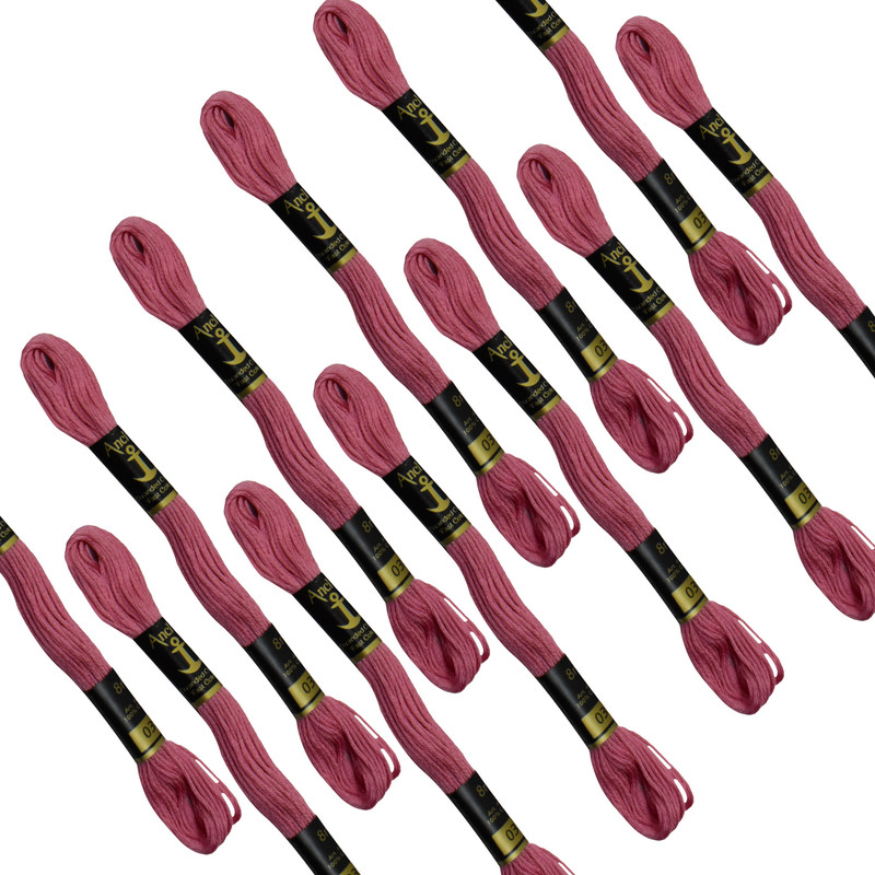 Hilos de anclaje mechones de algodón varados bordados a mano punto de cruz y punto largo - Imagen 60 de 129