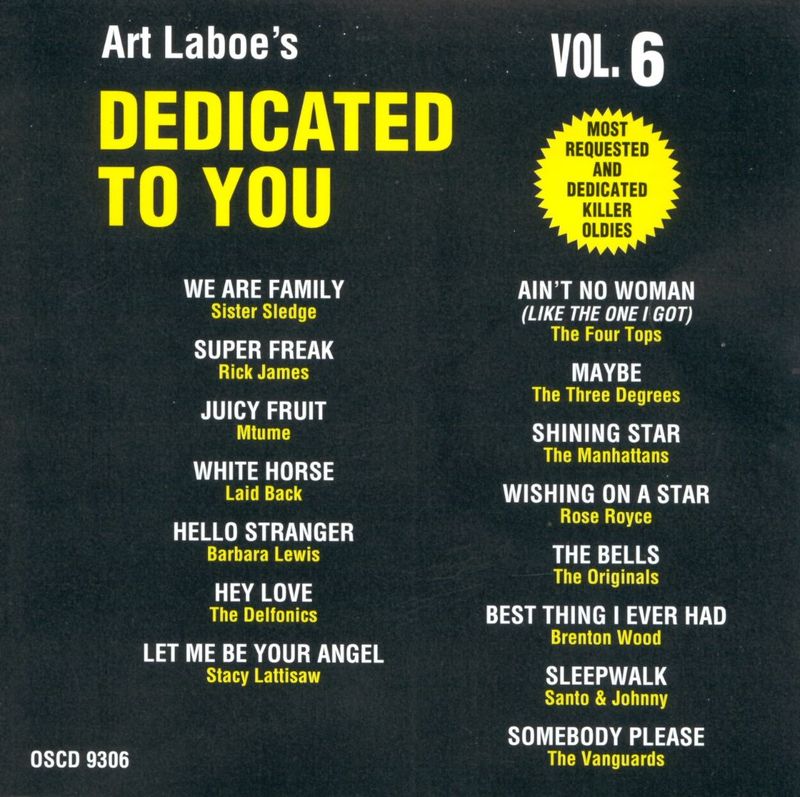 Art Laboe's Dedicated to You, Vol. 6Front