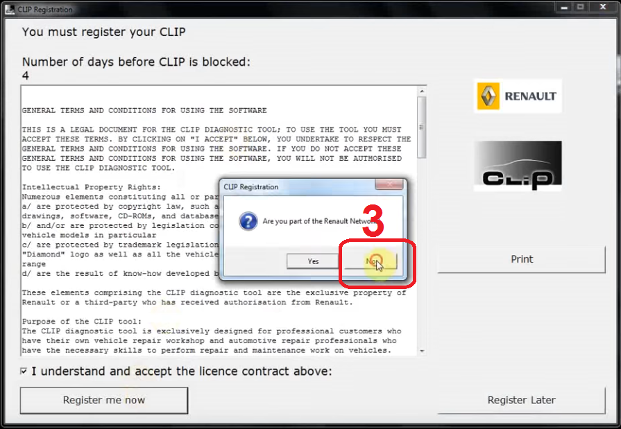 Clip Registration Keygen Renault