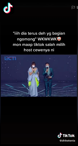 Raffi Ahmad dan Nia Ramadhani dalam acara TikTok Awards Indonesia 2020
