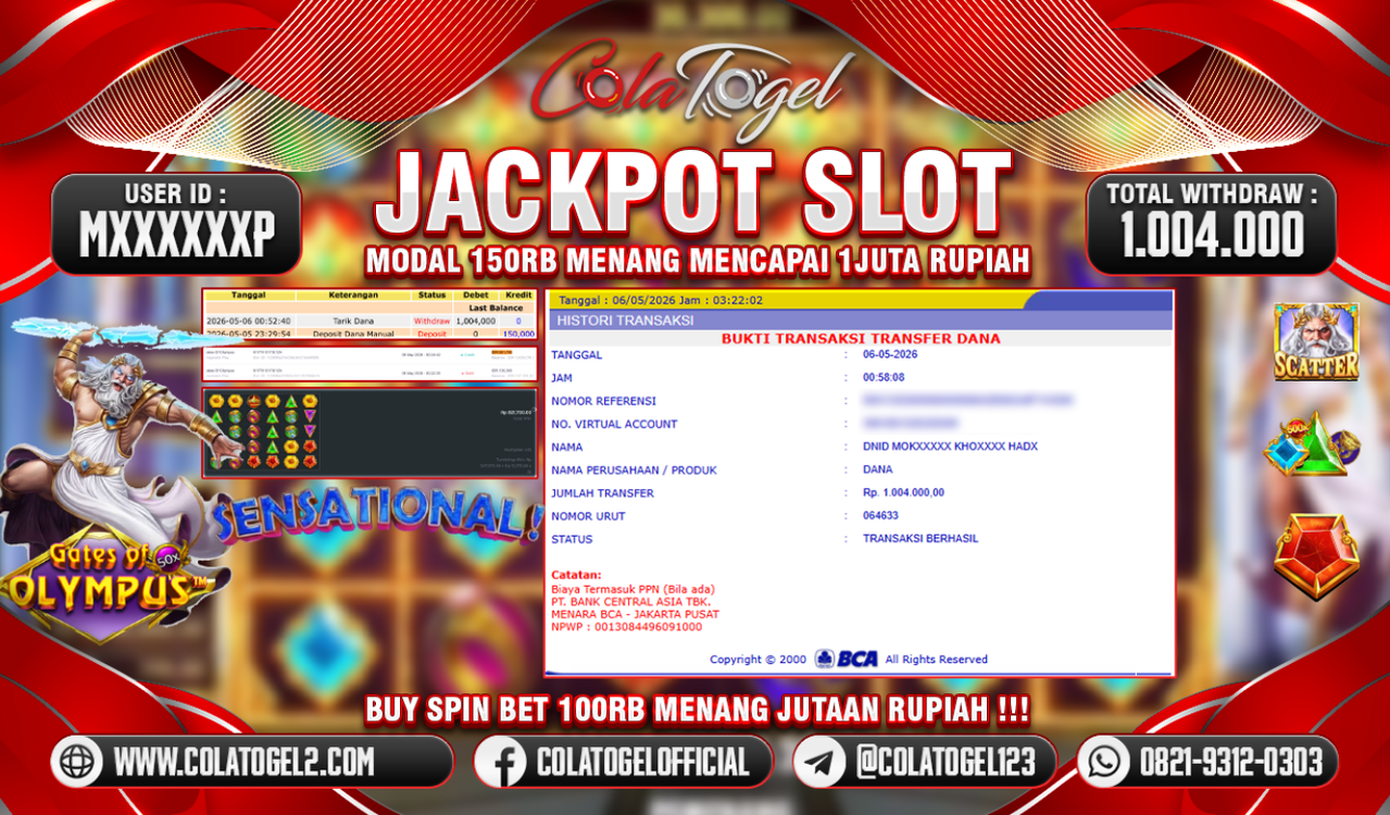 JACKPOT SLOT GACOR!!