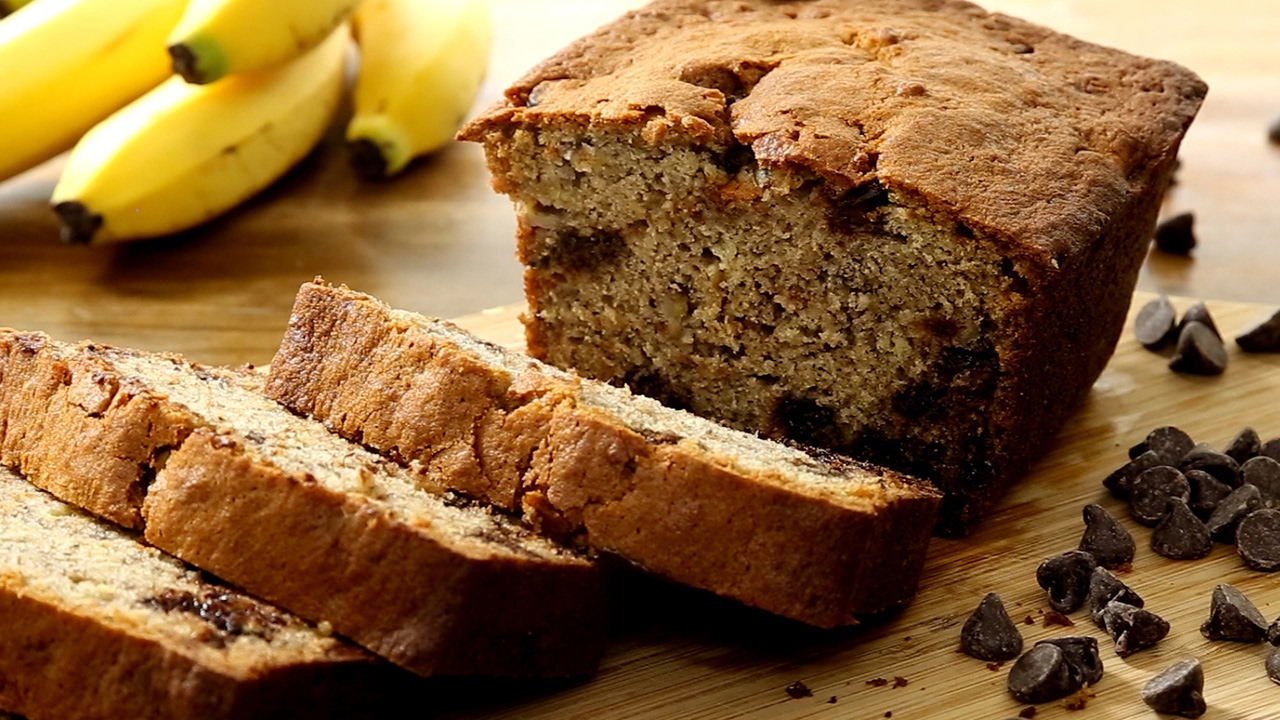 Receta vegana de budín de plátano ¡sin huevo!