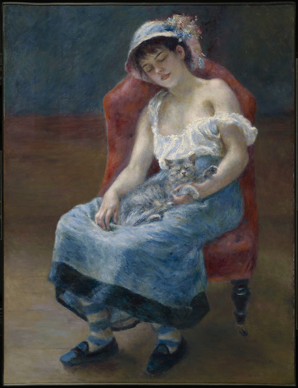 04-Pierre-August-Renoir-Sleeping-Girl-with-a-Cat