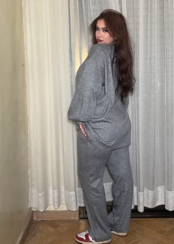 طقم سوفا رمادي 3