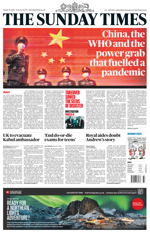 The Sunday Times UK - August Version 15, 2021 The Sunday Times UK - August Version 15, 2021