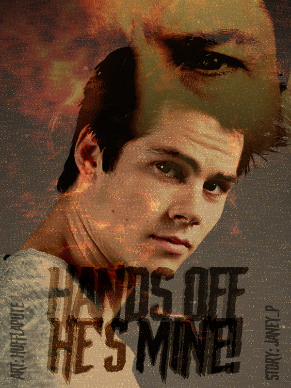 Cover art for the story, showing a portrait of Stiles with part of Peter's face superimposed on it