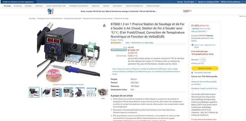 poste à souder