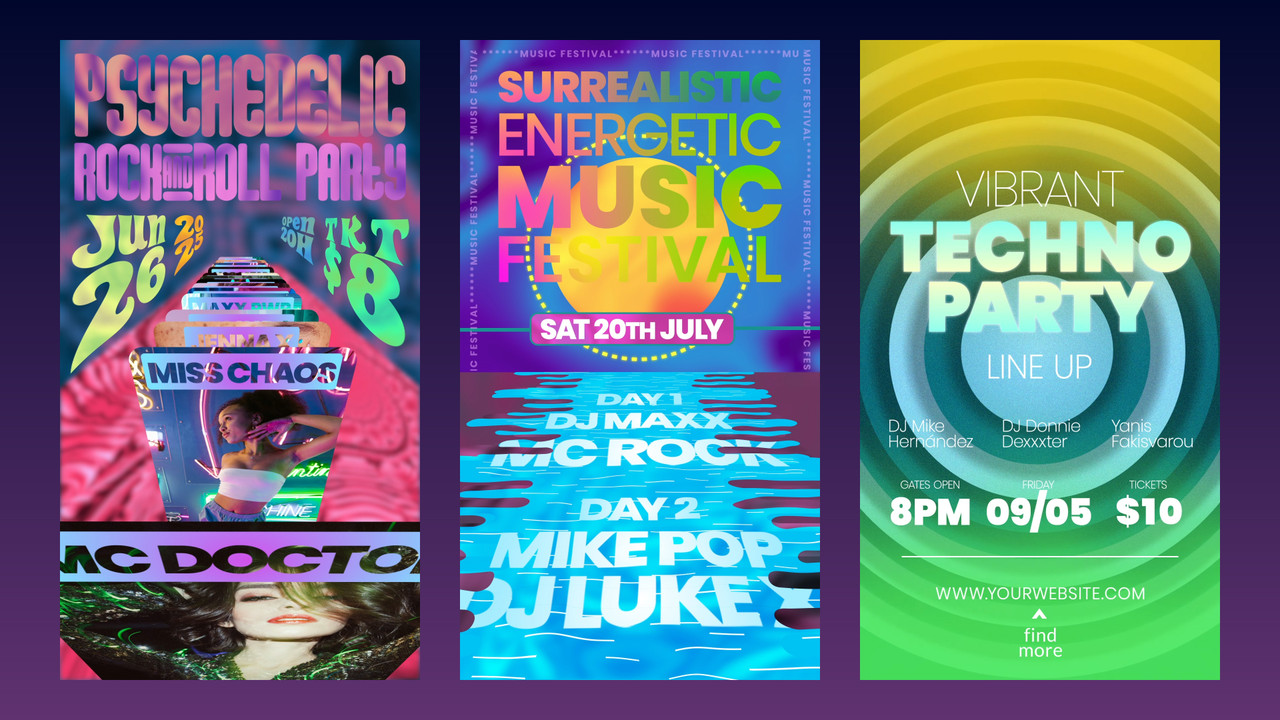 Neon Gradient Stories - 2