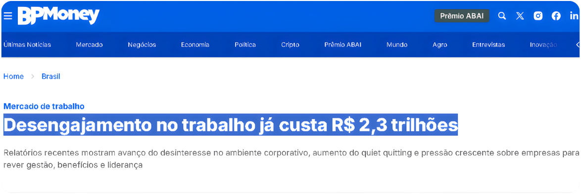 Notícia 2 — custo da rotatividade nas empresas