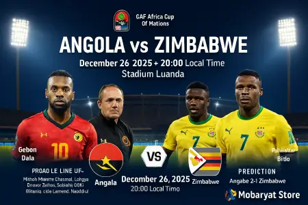 بث مباشر مباراة أنجولا ضد زيمبابوي في كأس أمم إفريقيا 2025