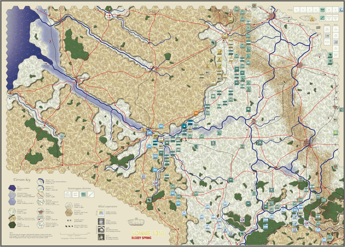 Somme 1918Map
