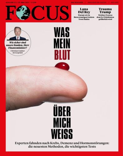 Cover: Focus NachrichtenmagazinNo 13 vom 25  März 2023