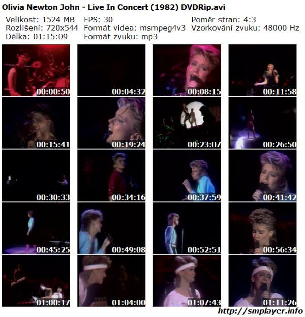 Olivia Newton John - Live In Concert (1982)