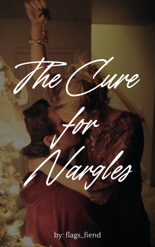 Title displayed over a couple kissing under mistletoe