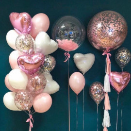 Композиции из шаров от студии МосШарик
