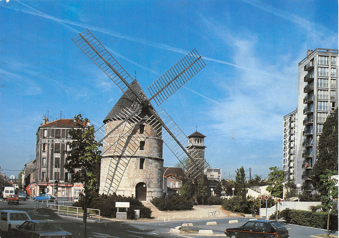 Le moulin et l' église