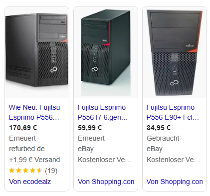 Fujitsu Esprimo P556/557 