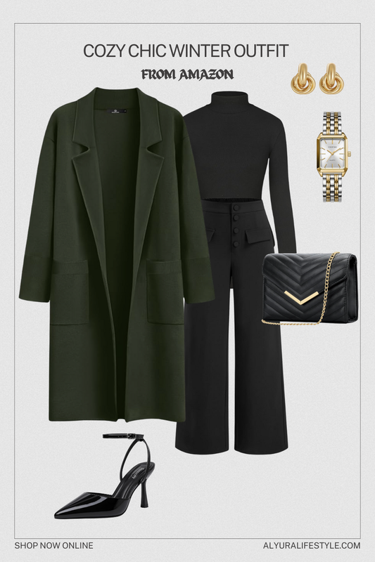 Cozy Chic winter Outfit 🧥