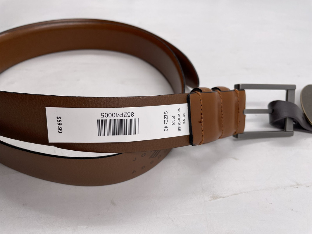 JOSEPH ABBOUD BROWN BELT SIZE 40 MENS 