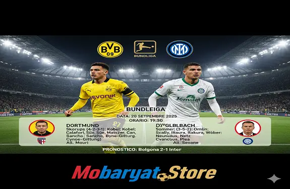 بوروسيا دورتموند ضد بوروسيا مونشنغلادباخ - الدوري الألماني 2025