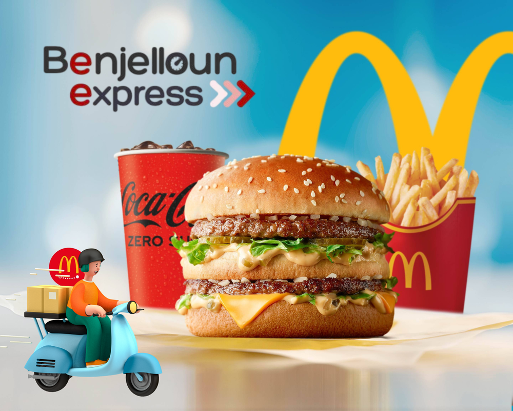 livraison Mcdonald's marrakech / delivery Mcdonald's in marrakech