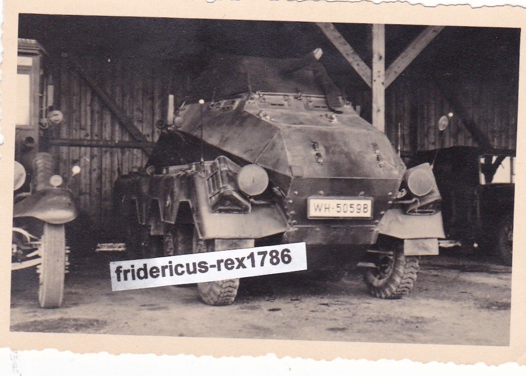 Foto Panzer Tank Spähpanzer sd kfz 231 8 Rad Kennung von der Auf