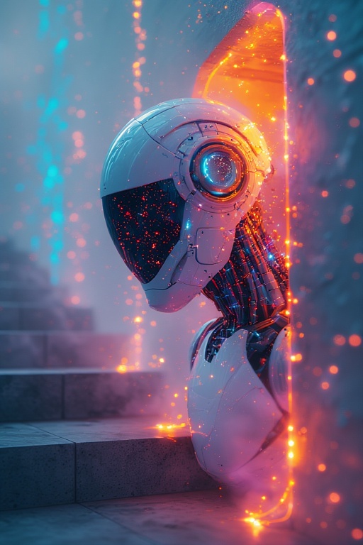 An-android-half-emerges-from-t-8
