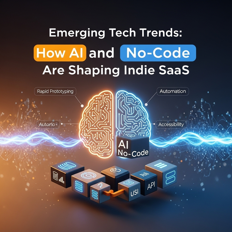 Emerging Tech Trends: How AI and No-Code Are Shaping Indie SaaS