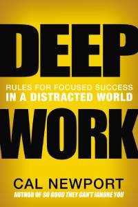 The cover for Deep Work
