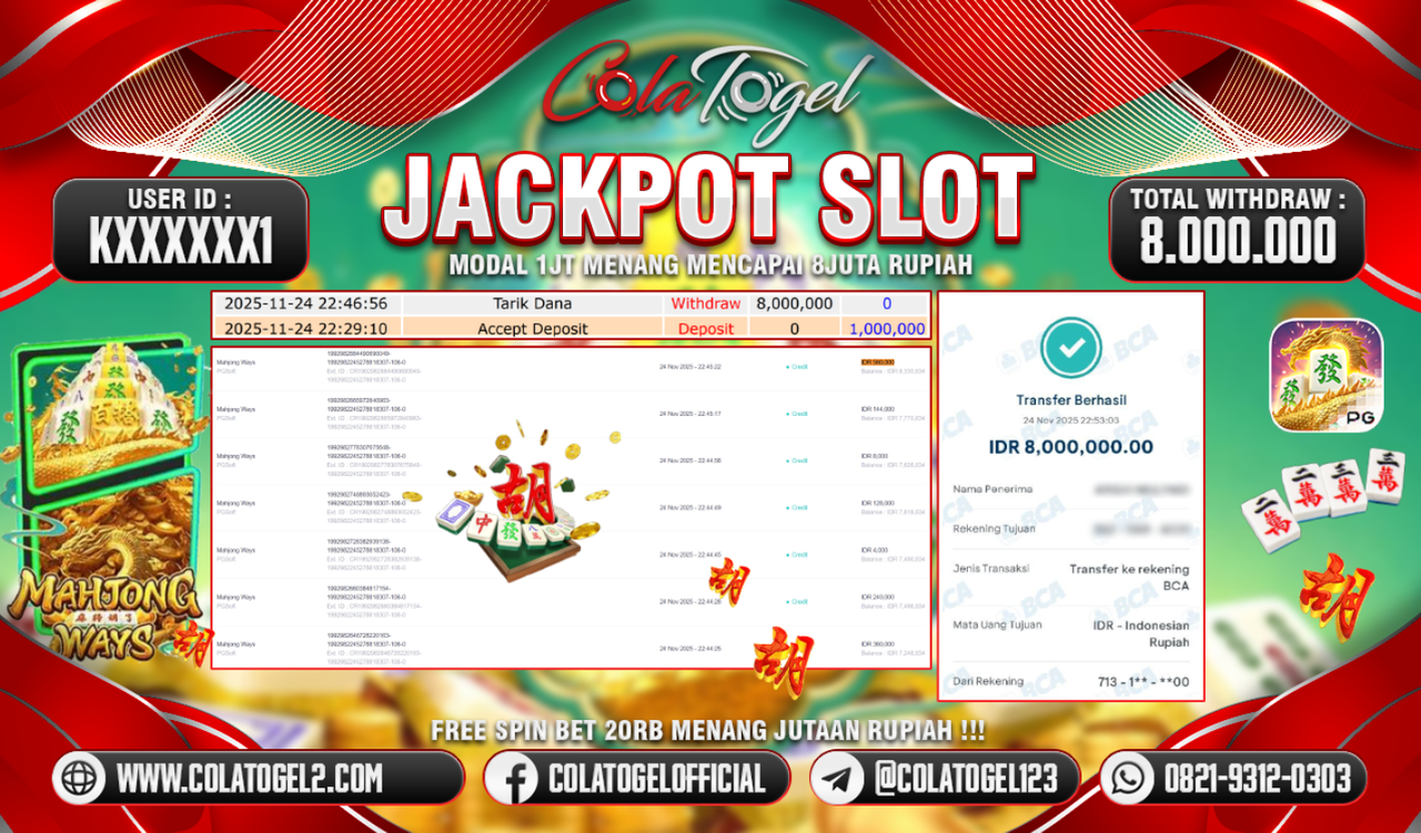 JACKPOT SLOT GACOR!!