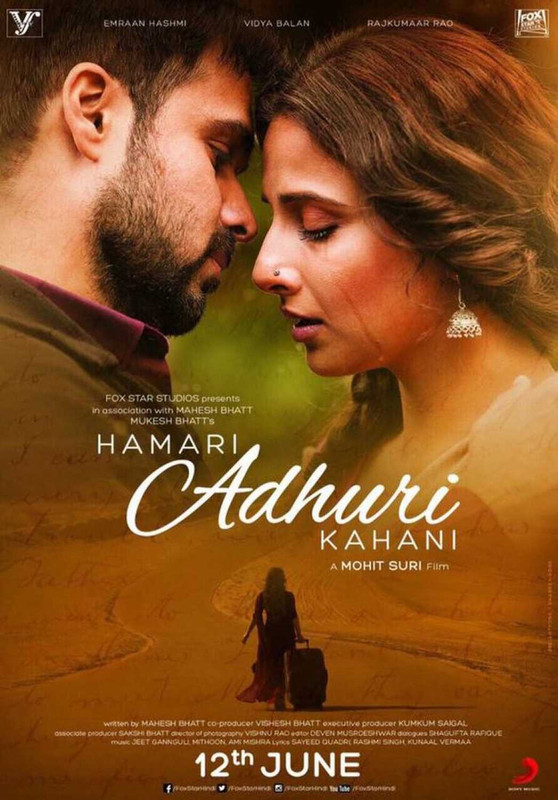 Hamari Adhuri Kahani (2015) Hindi 480p Bluray 500MB ESub