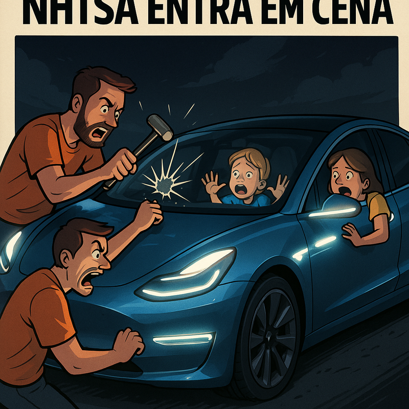 Tesla Trancando Crianças no Carro: NHTSA Entra em Cena