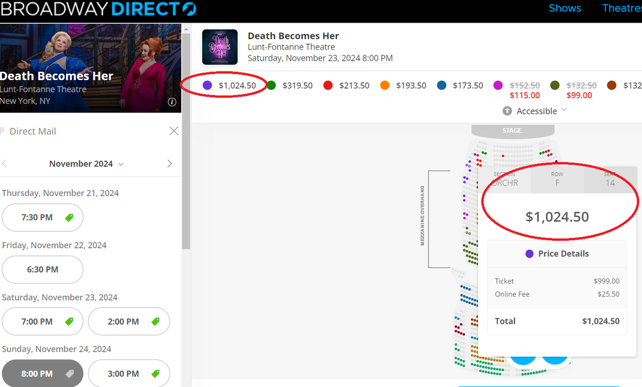 DEATH BECOMES HER Previews