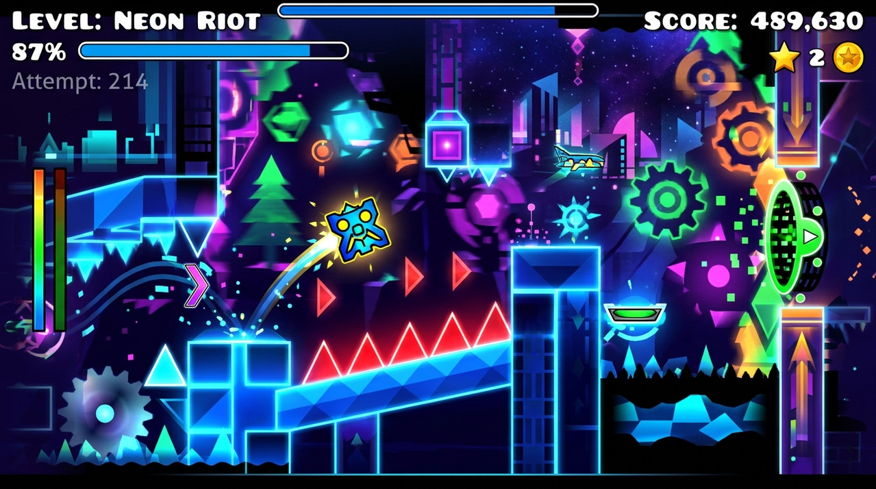 Geometry Dash Gameplay