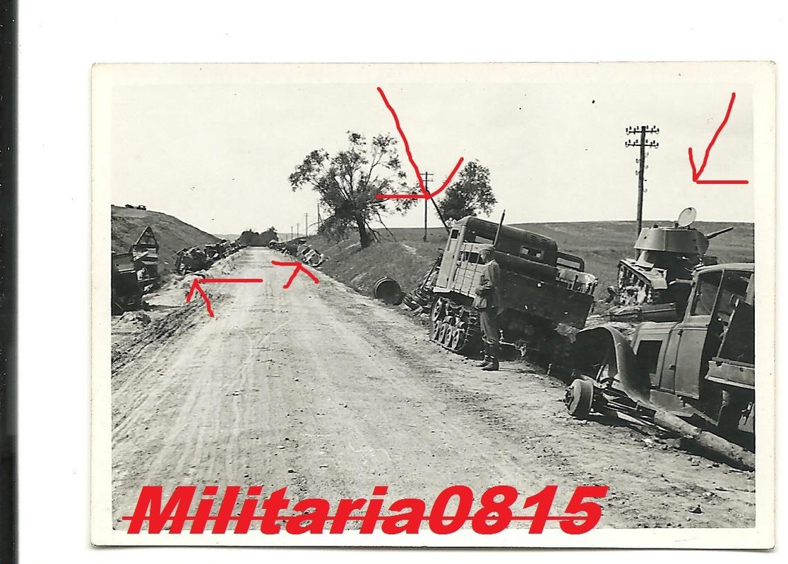 Foto Technik Strasse nach Minsk Nach Kämpfen Pan