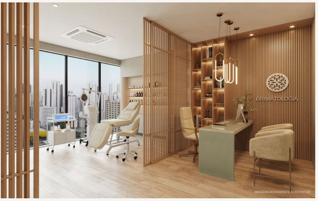 Ambiente preparado para dermatologia no Recife MedCenter