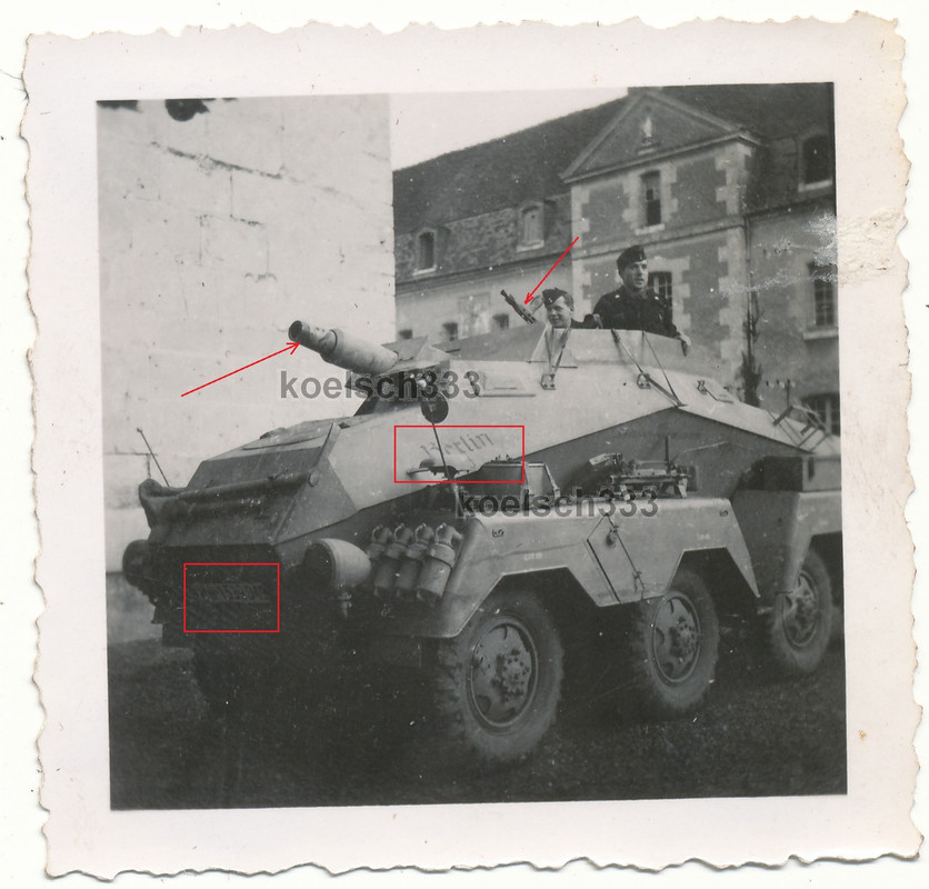 Normandie 1944 Sd.Kfz.233 Panzerspähwagen 21. PD