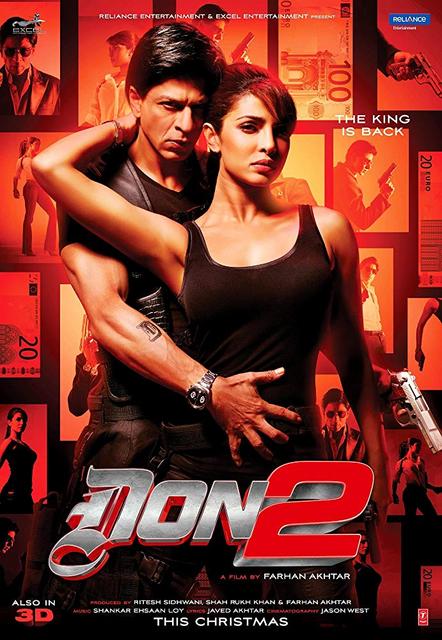 Poster of Don 2 2011 Full Hindi Movie Download BluRay 720p Poster of Don 2 2011 720p Hindi BluRay Full Movie Download HD