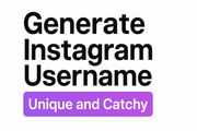 Instagram Username Generator AI