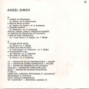 Angel Dimov - Diskografija Zadnja