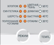 горят все индикаторы + на 40 градусов