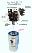 OEM Fuel Filter Head and Filter