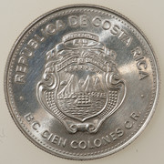 100 colones Costa Rica 1979. PAS5398