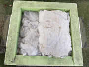 Zateplení pod střechou u ježkovníku (minerální vata)