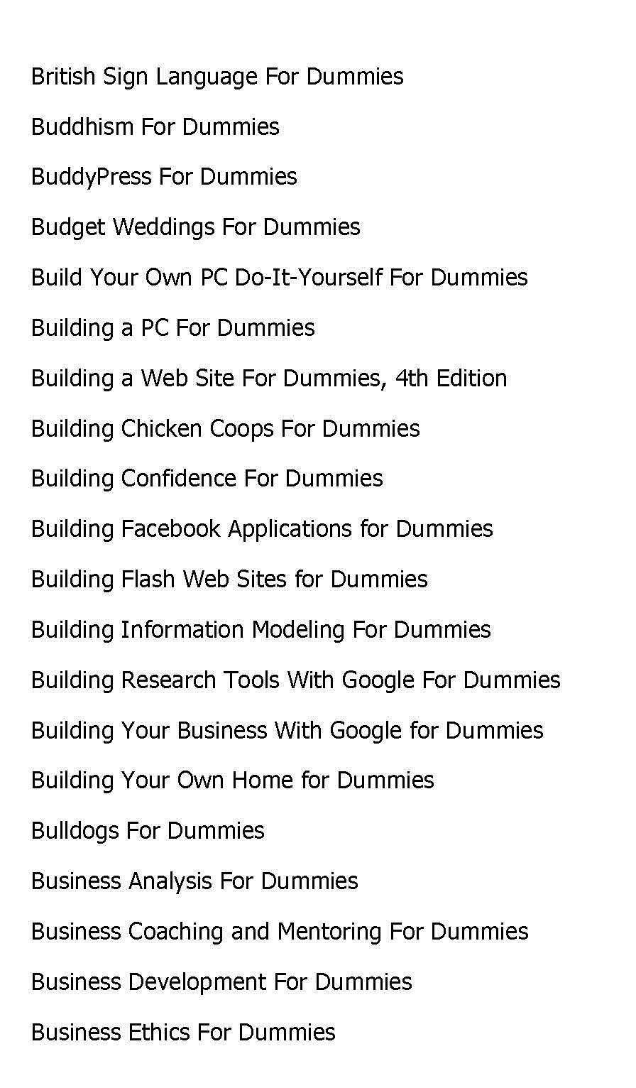 20 For Dummies Series Books Collection Pack-10