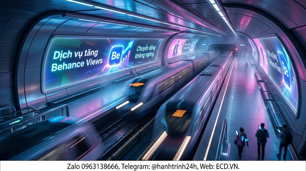 dịch vụ tăng behance views giá rẻ project behance