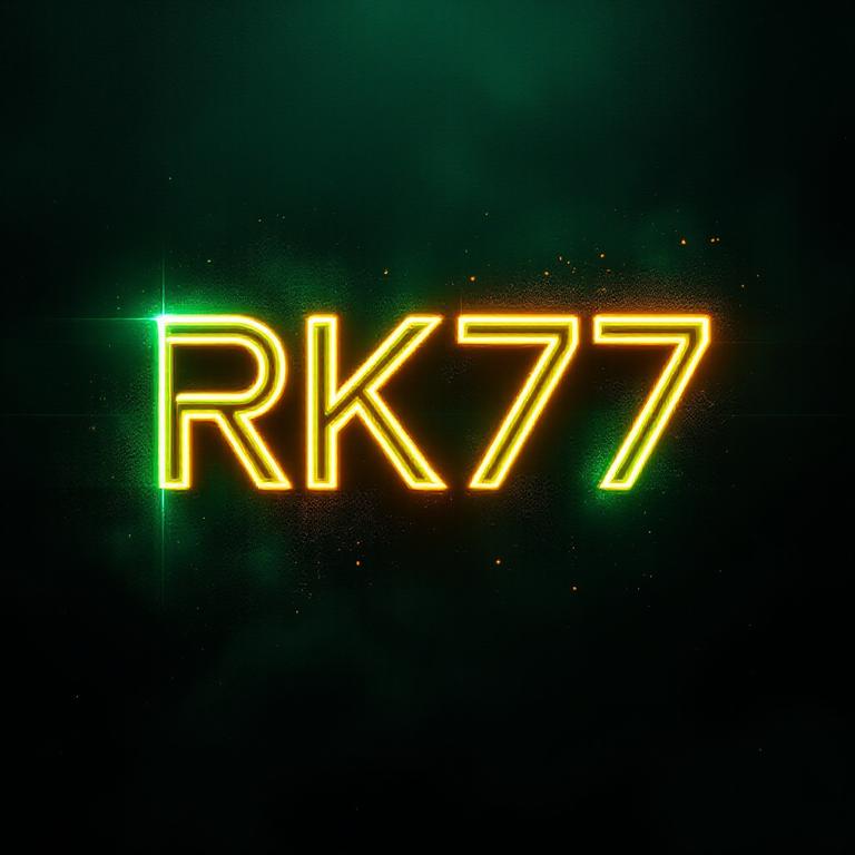 Banner Aplikasi RK77 dengan akses permainan digital