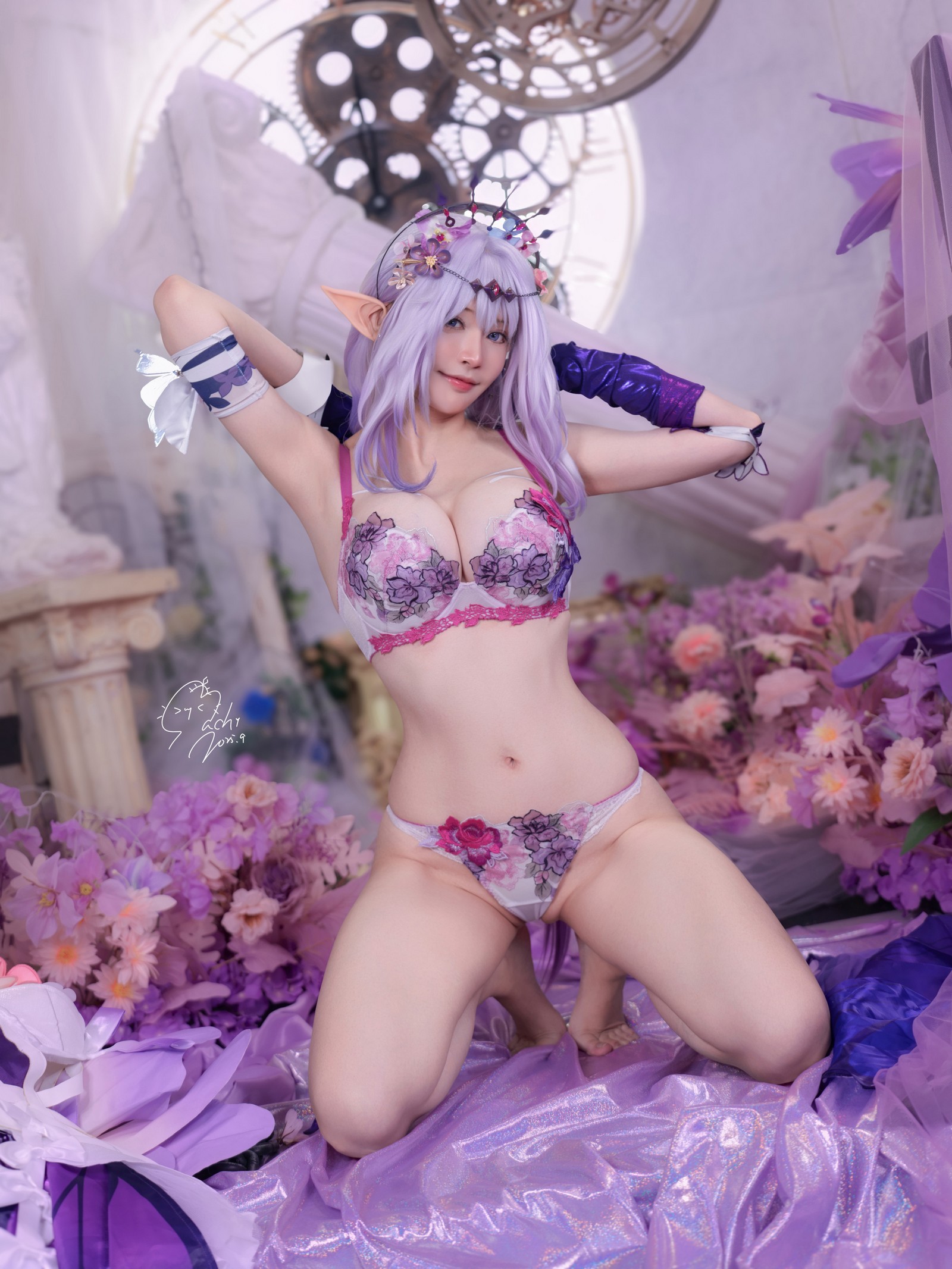 Machi马吉 星穹铁道遐蝶Cosplay写真｜Castorice高质量图集（34P-66.2M）插图5
