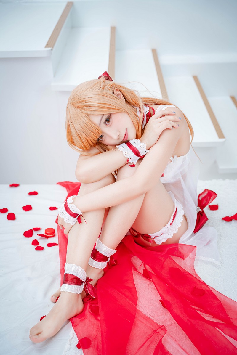 切切Celia 亚丝娜内衣 Asuna Cosplay 写真图集 93P插图8