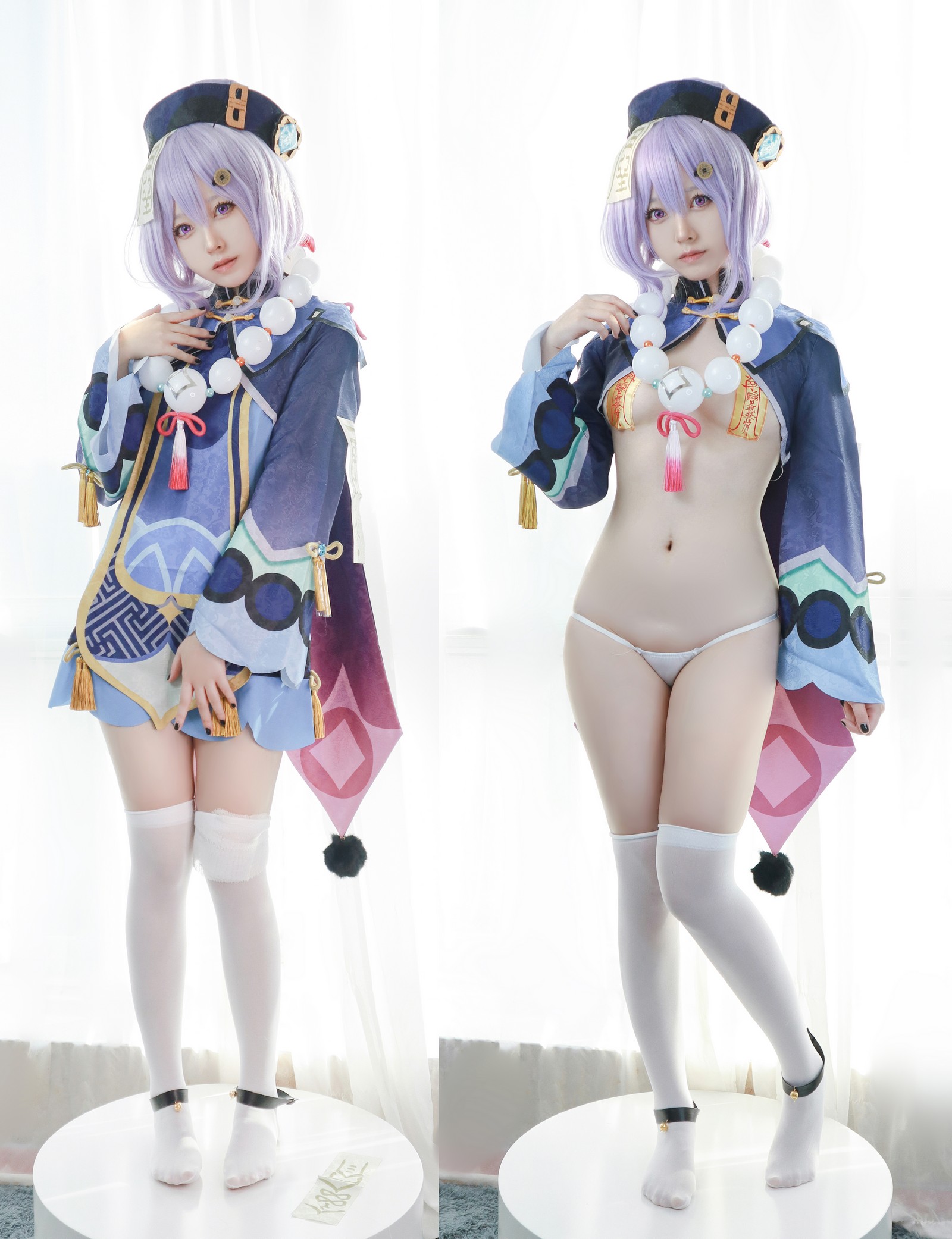 朝霧愛 – 原神 Qiqi 七七 Cosplay 高清写真（35P-355.3M）插图